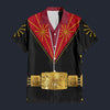 Elvis Cisco Kid Red Hawaiian Shirt Costume, S-5XL US Size, Unisex Button Down Shirt