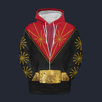 Modetrail Elvis Cisco Kid Red Hoodie Costume, S-5XL US Size, Gift For Him