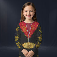 Modetrail Elvis Presley Cisco Kid Red Sweater Costume For Kid, S-5XL US Size