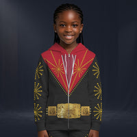 Modetrail Elvis Presley Cisco Kid Red Fleece Zip Hoodie Costume For Kid, S-5XL US Size