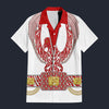 Elvis Dark Red Phoenix Hawaiian Shirt Costume, S-5XL US Size, Unisex Button Down Shirt