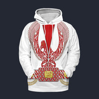 Elvis Dark Red Phoenix Hoodie Costume, S-5XL US Size, Gift For Him