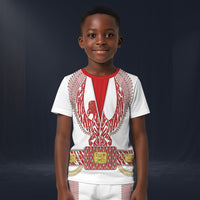 Modetrail Elvis Presley Dark Red Phoenix T-shirt Costume For Kid, S-5XL US Size