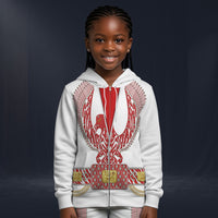 Modetrail Elvis Presley Dark Red Phoenix Zip Hoodie Costume For Kid, S-5XL US Size