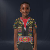 Modetrail Elvis Presley Egyptian Black T-shirt Costume For Kid, S-5XL US Size