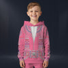 Modetrail Elvis Presley Egyptian Pink Fleece Hoodie Costume For Kid, S-5XL US Size
