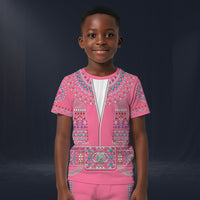 Modetrail Elvis Presley Egyptian Pink T-shirt Costume For Kid, S-5XL US Size