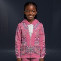 Modetrail Elvis Presley Egyptian Pink Fleece Zip Hoodie Costume For Kid, S-5XL US Size