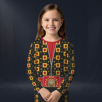 Modetrail Elvis Presley Eyelet Black Sweater Costume For Kid, S-5XL US Size