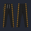 Modetrail Elvis Presley Eyelet Black Sweatpants Costume For Kid, S-5XL US Size