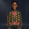 Modetrail Elvis Presley Eyelet Black Zip Hoodie Costume For Kid, S-5XL US Size