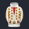 Elvis Eyelet Fleece Hoodie Costume, S-5XL US Size, Gift For Him