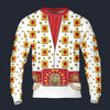 Elvis Eyelet Tracksuit Costume Hoodie Sweatshirt T-Shirt Sweatpants, S-5XL US Size