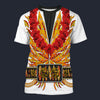 Modetrail Elvis Presley Flame Hawaiian Flower Necklace T-shirt Costume, Elvis Presley Costume S-5XL US Size, Gift For Him