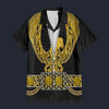 Modetrail Elvis Presley Gold Phoenix Hawaiian Shirt Costume, S-5XL US Size, Unisex Button Down Shirt