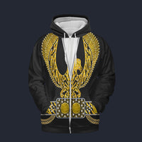 Modetrail Elvis Presley Gold Phoenix Zip Hoodie Costume, S-5XL US Size, Gift For Him