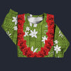 Modetrail Elvis Presley Green Aloha Hawaiian Flower Necklace Sweater Costume, Elvis Presley Costume S-5XL US Size, Gift For Him