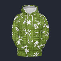 Elvis Green Aloha Hoodie Costume, S-5XL US Size, Gift For Him