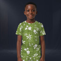 Modetrail Elvis Presley Green Aloha Tracksuit For Kid Costume Hoodie Sweatshirt T-Shirt Sweatpants, Elvis Presley Costume S-5XL US Size