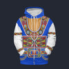 Modetrail Elvis Presley Gypsy Blue Zip Hoodie Costume, S-5XL US Size, Gift For Him