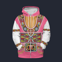 Modetrail Elvis Presley Gypsy Pink Zip Hoodie Costume, S-5XL US Size, Gift For Him