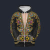 Modetrail Elvis Nail King Of Spades Black Fleece Zip Hoodie Costume, S-5XL US Size, Gift For Him