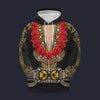 Modetrail Elvis Presley Flame Hawaiian Flower Necklace Tracksuit Costume Hoodie Sweatshirt T-Shirt Sweatpants, Elvis Presley Costume S-5XL US Size