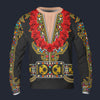 Modetrail Elvis Presley Flame Hawaiian Flower Necklace Tracksuit Costume Hoodie Sweatshirt T-Shirt Sweatpants, Elvis Presley Costume S-5XL US Size
