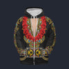 Modetrail Elvis Presley Flame Hawaiian Flower Necklace Tracksuit Costume Hoodie Sweatshirt T-Shirt Sweatpants, Elvis Presley Costume S-5XL US Size