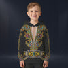 Modetrail Elvis Presley Nail-King Of Spades Black Hoodie Costume For Kid, S-5XL US Size