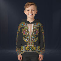Modetrail Elvis Presley Nail-King Of Spades Black Fleece Hoodie Costume For Kid, S-5XL US Size