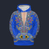 Modetrail Elvis Nail King Of Spades Blue Fleece Hoodie Costume, S-5XL US Size, Gift For Him