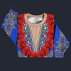 Modetrail Elvis Presley Nail-King Of Spades Blue Hawaiian Flower Necklace Sweater Costume, Elvis Presley Costume S-5XL US Size, Gift For Him