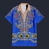 Modetrail Elvis Nail King Of Spades Blue Hawaiian Shirt Costume, S-5XL US Size, Unisex Button Down Shirt