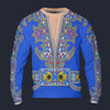 Modetrail Elvis Nail King Of Spades Blue Tracksuit Costume Hoodie Sweatshirt T-Shirt Sweatpants, S-5XL US Size