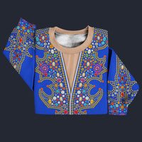 Modetrail Elvis Nail King Of Spades Blue Sweater Costume, S-5XL US Size, Gift For Him
