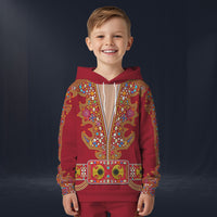 Modetrail Elvis Presley Nail-King Of Spades Red Tracksuit For Kid Costume Hoodie Sweatshirt T-Shirt Sweatpants, Elvis Presley Costume S-5XL US Size