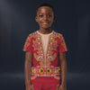 Modetrail Elvis Presley Nail-King Of Spades Red T-shirt Costume For Kid, S-5XL US Size