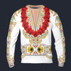 Modetrail Elvis Presley Flame Hawaiian Flower Necklace Tracksuit Costume Hoodie Sweatshirt T-Shirt Sweatpants, Elvis Presley Costume S-5XL US Size