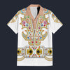 Modetrail Elvis Presley Nail King Of Spades White Hawaiian Shirt Costume, S-5XL US Size, Unisex Button Down Shirt