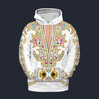 Modetrail Elvis Presley Nail King Of Spades White Hoodie Costume, S-5XL US Size, Gift For Him