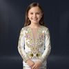 Modetrail Elvis Presley Nail-King Of Spades White Long Sleeves Costume For Kid, S-5XL US Size
