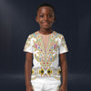 Modetrail Elvis Presley Nail-King Of Spades White T-shirt Costume For Kid, S-5XL US Size