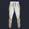 Modetrail Elvis Presley Nail King Of Spades White Sweatpants Costume, S-5XL US Size, Gift For Him