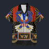 Modetrail Elvis Presley New Generation Eagle Black Hawaiian Shirt Costume, S-5XL US Size, Unisex Button Down Shirt