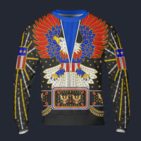 Modetrail Elvis Presley New Generation Eagle Black Long Sleeves Costume, S-5XL US Size, Gift For Him