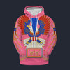 Modetrail Elvis Presley New Generation Eagle Pink Tracksuit Costume Hoodie Sweatshirt T-Shirt Sweatpants, S-5XL US Size