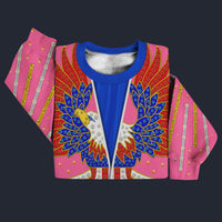Modetrail Elvis Presley New Generation Eagle Pink Sweater Costume, S-5XL US Size, Gift For Him