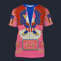 Modetrail Elvis Presley New Generation Eagle Pink Tracksuit Costume Hoodie Sweatshirt T-Shirt Sweatpants, S-5XL US Size