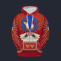 Modetrail Elvis Presley New Generation Eagle Red Hoodie Costume, S-5XL US Size, Gift For Him